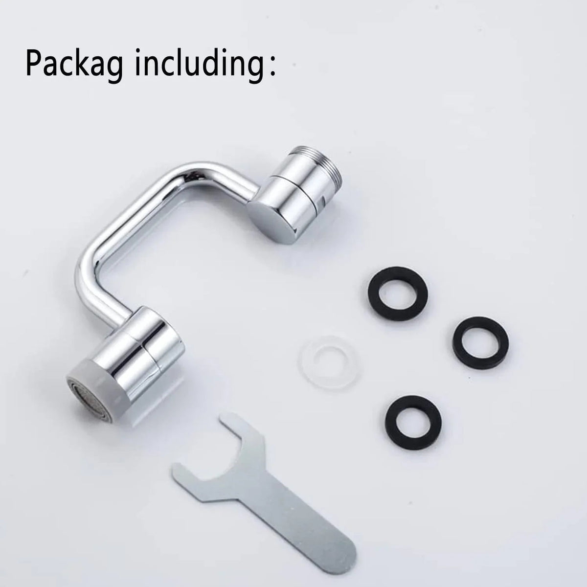 304 Stainless Steel Faucet Splash Head | 360° Rotation & Dual Modes