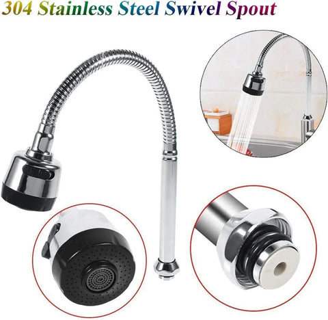 360° Bendable Silicone Faucet Nozzle – Jet & Soft Stream