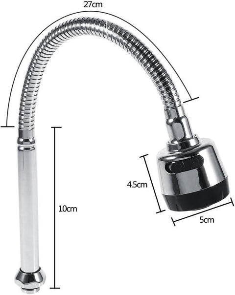 360° Bendable Silicone Faucet Nozzle – Jet & Soft Stream