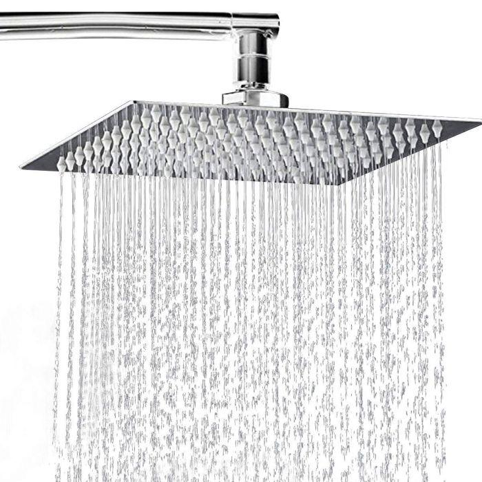 Zilver Square Rain Shower Head | Chrome Finish