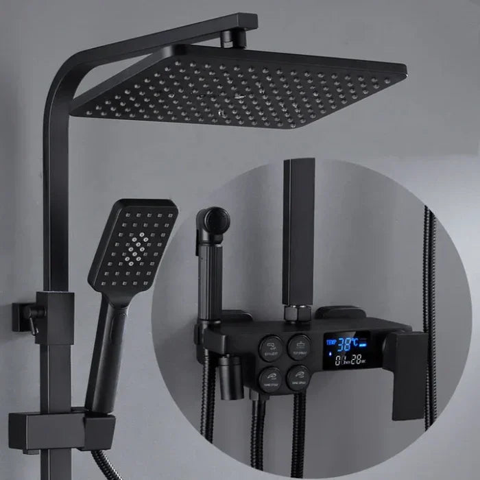 Digital Display Shower Set | Modern Bathroom Shower System