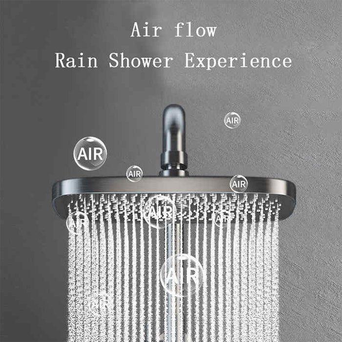 Thermostatic Digital Display Shower Set | Piano-Key Rainfall System