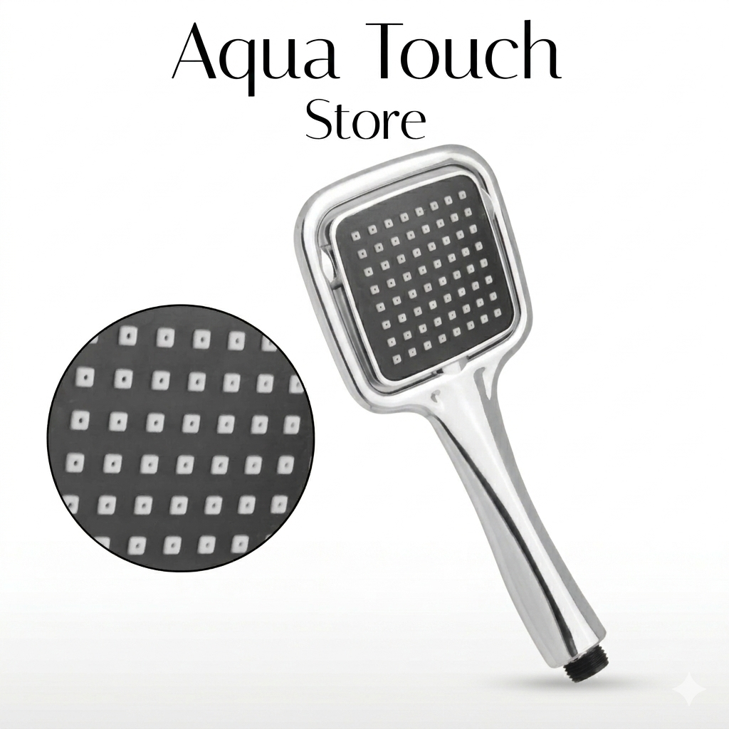 Aqua Touch High-Pressure Hand Shower Kit | Stainless Steel Hose